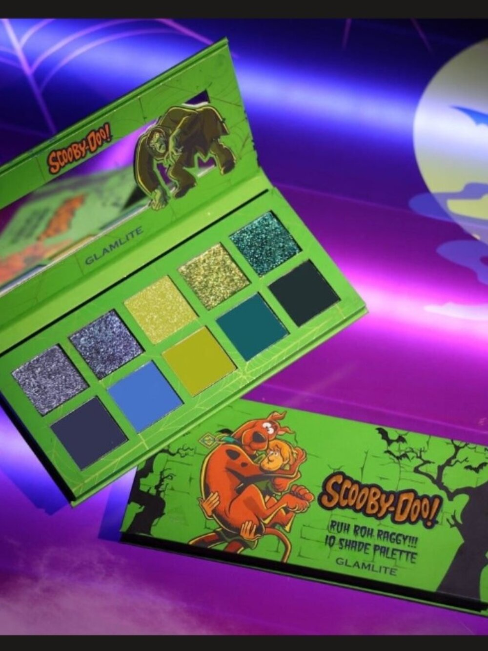 GLAMLITE x SCOOBY-DOO! 'Ruh Roh Raggy!' Eyeshadow Palette - 10 shades - NOT USED